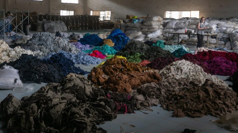 textile recycling warehouse